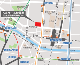Bellesalle Akihabara map