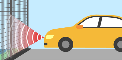 網目状のフェンス