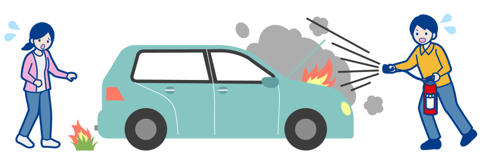 燃えやすいものに注意しましょう