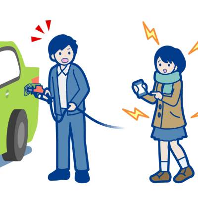 セルフスタンドでは