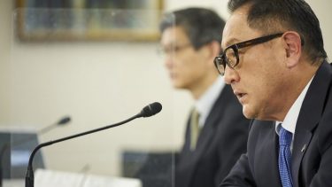 会長の豊田章男による記者会見を実施しました